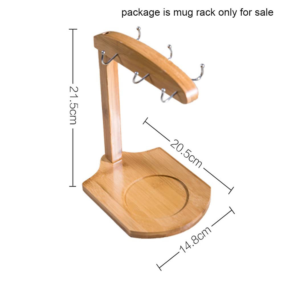 JIAGUTRAD Mug Drainer Tree Stand - Coffee Mug Holder with Drain Rack for Kitchen Table