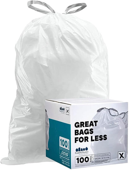 Plasticplace Custom Fit Trash Bags, Compatible