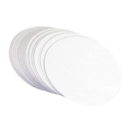rockible 100 Pieces Button Badge Blank Paper Button Making Supplies Fitments Simple Using Lightweight Craft Making for DIY Lovers Friends Birthday, 58mm