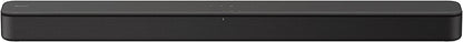 Sony S100F 2.0ch Soundbar with Bass Reflex Speaker, Integrated Tweeter and Bluetooth, (HTS100F), easy setup, compact, home office use with clear sound black