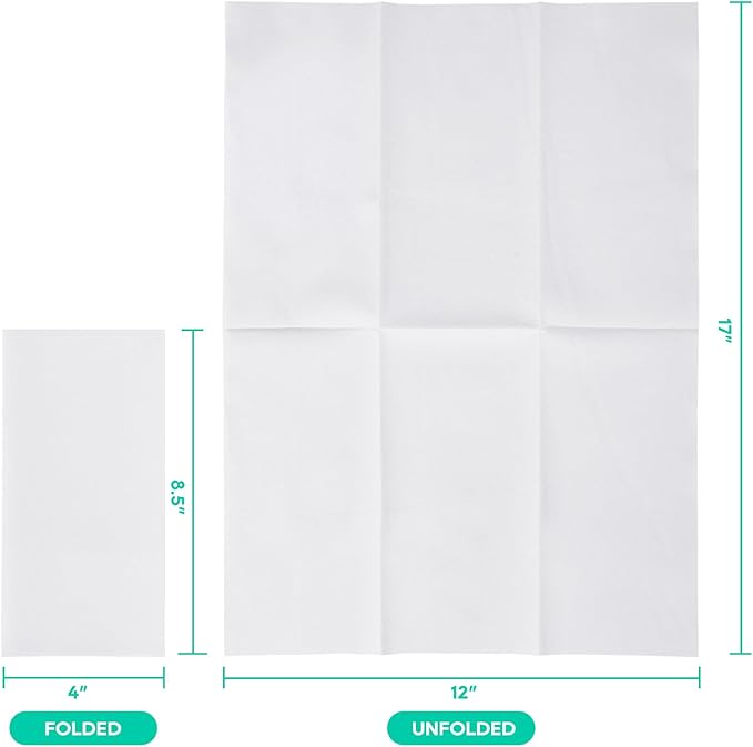 800PACK Disposable Hand Towels for Bathroom, Soft and Absorbent Paper Guest