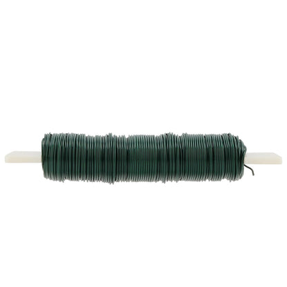 SENJEOK 20 Pack 38 Yards Green 22 Gauge Floral Wire, Flexible Paddle Wire for Crafts Wreaths Flower Floral Arrangements