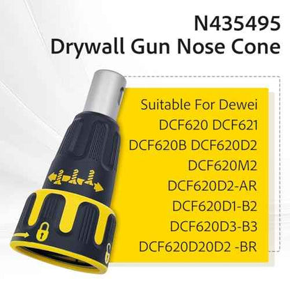 N435495 Nose Cone Assembly For Dewalt Brushless Drywall Screwgun Nose Piece DCF620B DCF620D2 DCF620M2 DCF620 DCF621