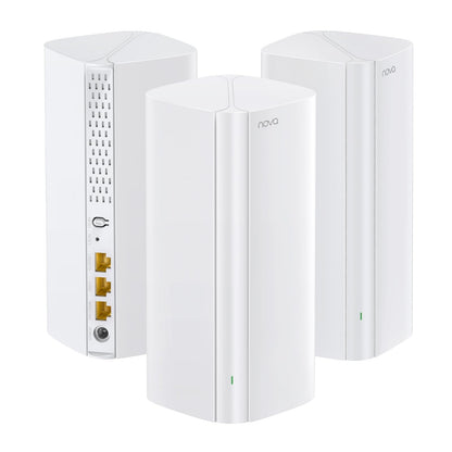 Tenda AX3000 WiFi 6 Mesh System Nova MX12– Whole Home Mesh WiFi Coverage up to 7,000 sq. ft., Dual-Band WiFi Mesh Network for 160+ Devices, Fast & Stable, Replaces Wireless Router (3-Pack)