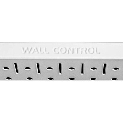 Wall Control 30-WRK-400WB Standard Workbench Metal Pegboard Tool Organizer,White/Black