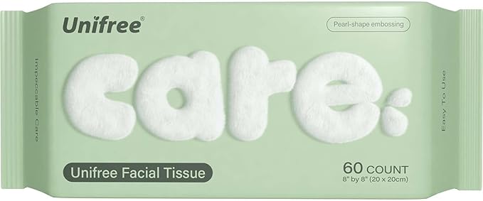 Unifree Facial Towel l Disposable Dry Wipes l 4 -pack Value Pack, Comfort