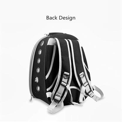 Bird Carriers Parrot Backpack Small Carrying Cage Outdoor Travel Comfortable Breathable Extensible Carrier Backbag 1Pcs Blue
