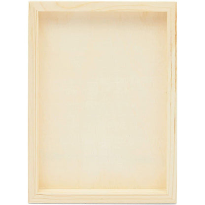 Bright Creations Unfinished Wood Frames for Canvas Paintings - 9 x 12 & 11 x 14 in, 6 Pack, Brown, Traditional - Multi Pack Wood Art Boards for Panel Painting & Wall Decor