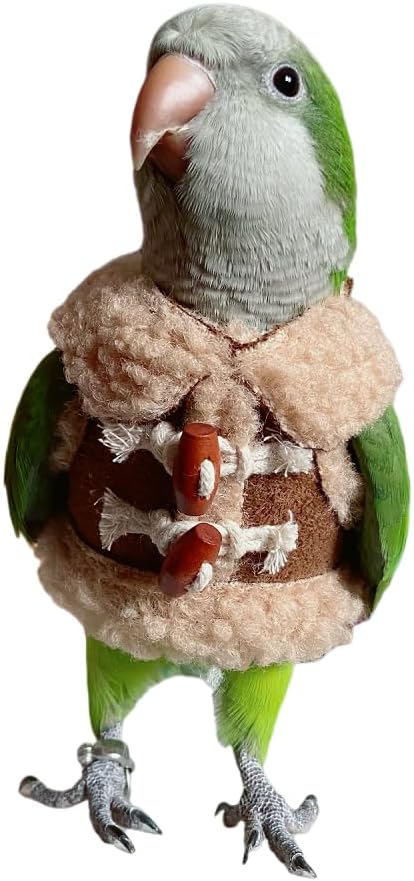 Bird Diaper Flight Suit Parrot Costume pet Animal Costume, Applicable to Birds and Parrots Warm Supplies. (2M)
