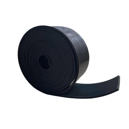 Salimhib Solid Rubber Strips 1/8 (.125)" Thick X 2" Wide X 10'Long, Solid Rubber Sheet for Anti-Slip Pads, Flooring, Seals, Crafts, Anti-Vibration, Gaskets DIY