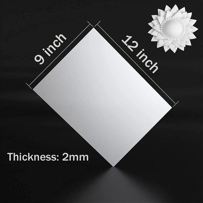 MEARCOOH White Foam Sheets Crafts, 30 Pack, 9 x 12 Inch, 2mm Thick. Premium Eva Foam Papers Set, for Card Making, Crafting,DIY Project,Stamp,Classroom, Scrapbooking