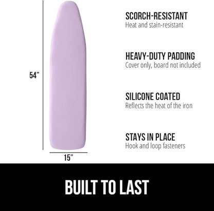 GORILLA GRIP The Original Ironing Board Cover and Pad, Silicone Coating