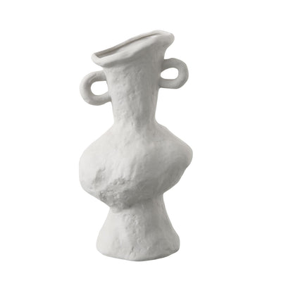 BUICCE Handmade Rustic Ceramic vase for Flowers Unique Decorative Pottery Vase for Farmhouse Home Office Decor