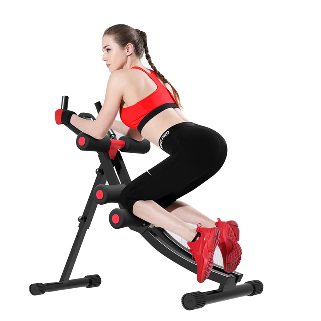 Fitlaya Fitness Core & Abdominal Trainers AB Workout Machine Home Gym Exercise Machine Ab Cruncher Foldable Fitness Equipment