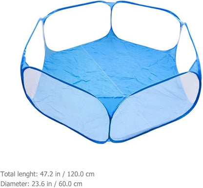 LUOZZY Animal Baby Playpen Foldable Fence Anti-Slip Bases Baby Playard Breathable Pet Playpen Indoor Outdoor Yard Fence for Kitten Puppy Bunny Hamster Ferret, 47Inch