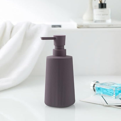 Small Soap Dispenser for Bathroom and Kitchen, Modern Farmhouse Striped Style