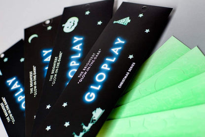 GLOPLAY Animal Series(29 pcs/Pack), Glow in The Dark Educational Wall Stickers, The Eco-Friendly and Brightest Wall Stickers for Ceiling, Bathtime, Bedroom, Party, Decor, Made in Japan