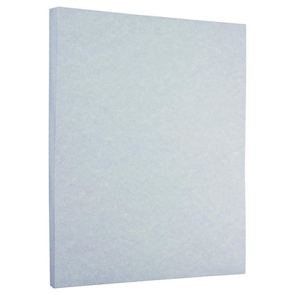 JAM PAPER Parchment 24lb Paper - 90 gsm - 8.5 x 11 - Blue Recycled - 100 Sheets/Pack