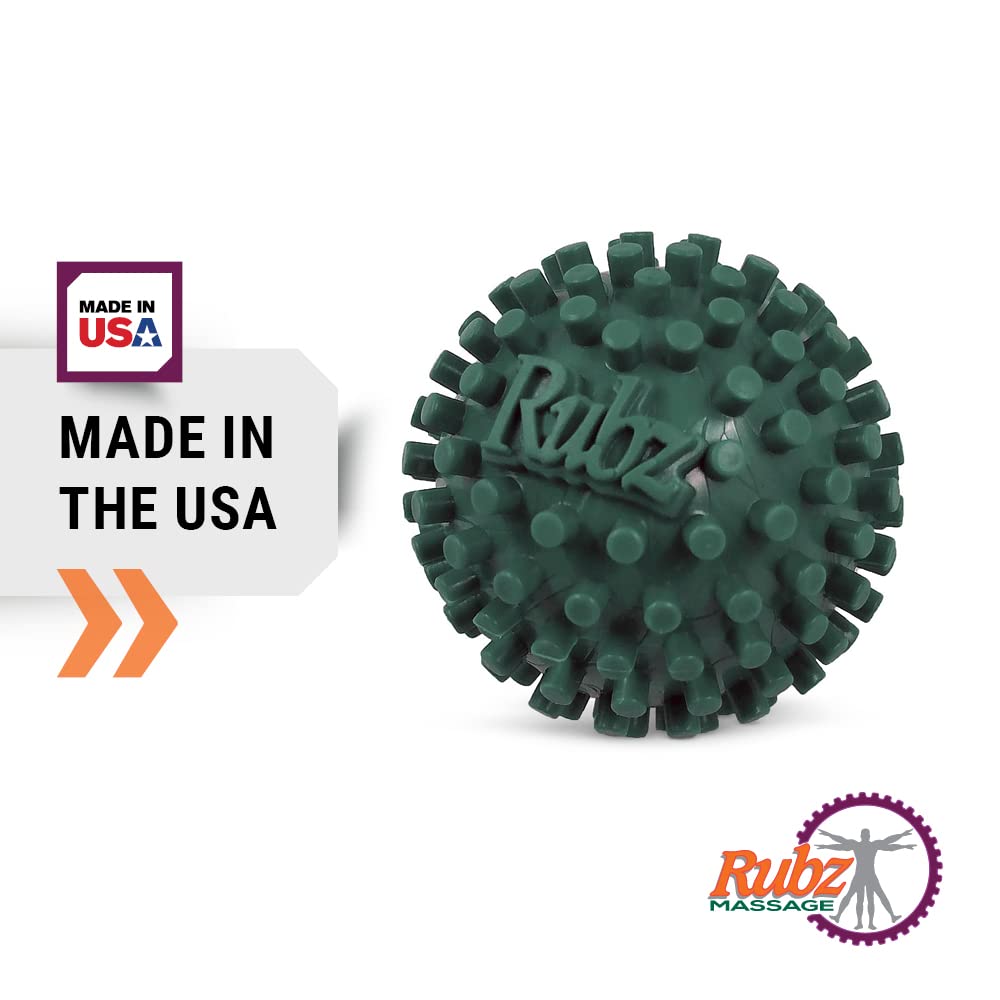 Due North Foot Rubz Hand & Back Massage Ball - Relieve Pain from Plantar Fasciitis, Tight Muscles & Sore Feet - Massage Tool