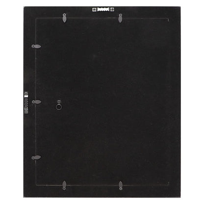Isaac Jacobs 11x14 (Matted 8x10) White w/Black (Vertical & Horizontal) Double Border Picture Frame, Wall-Mountable, Made for Photo Gallery and Wall Art, Home or Office (11x14, White W/Black)