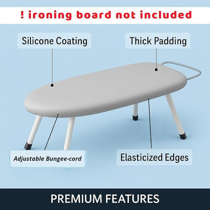SAVUK 12 X 30 inch Smart Table Top Ironing Board Cover and Pad