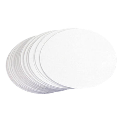 rockible 100 Pieces Button Badge Blank Paper Button Making Supplies Fitments Simple Using Lightweight Craft Making for DIY Lovers Friends Birthday, 58mm