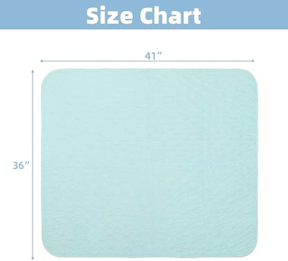 KOOLTAIL Washable Pee Pads for Dogs, 2 Packs Super Absorbent Leakproof & Non-Slip Dog Pee Pad Extra Large, Reusable Puppy Training Pads Waterproof, Pet Mat Rug for Whelping,Floor,Crate,Cats, 36"x41"