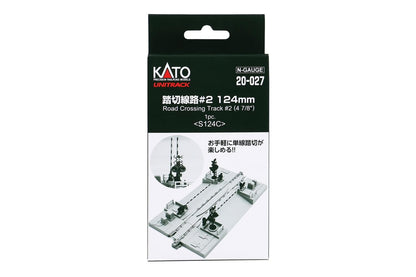 KATO N scale Crossing line # 2 124mm 20-027 Rail transport modelling Supplies