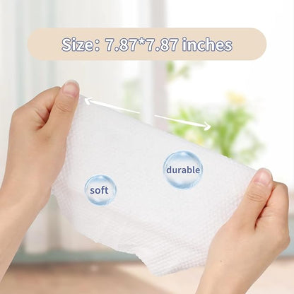 Disposable Face Towel, MSOEUESO Cotton Facial Tissues, Dry Face Cloths