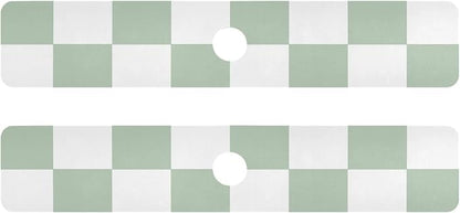 Kitchen Sink Splash Guard 2 PCS 30 Inch Sink Faucet Mat Splash Guard