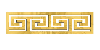 MACGIKMIRO 12 Pcs Geometric Shape DIY Acrylic Wall Stickers Removable Adhesive Wall Mirror Decor for Living Room Home Background (Gold)