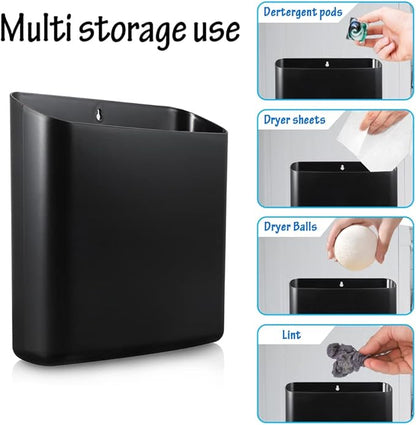Picowe Magnetic Laundry Storage, Large Lint Holder Bin