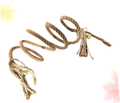 Cotton Rope Bird Accessories Parrot Climbing Toy Spiral Jute Rope for Pet Birds Exercise Toy