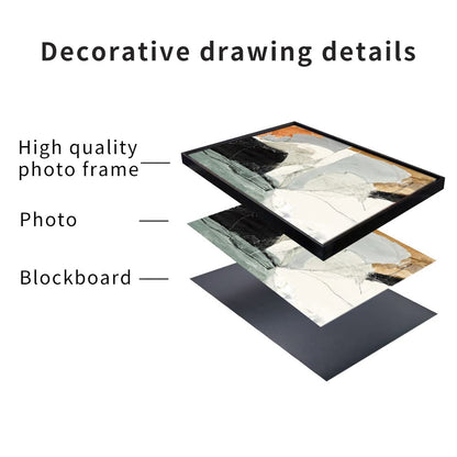 Canvas Wall Art Aesthetic Abstract Graffiti Large 32" X 24" Set of 3 Minimalist Wall Decor Modern Nature Art Posters Prints Frame Wall Art For Living Room Bedroom Bathroom Kitchen Office