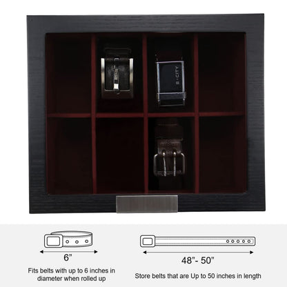 Decorebay Executive Belt Man Belt Box and Organizer