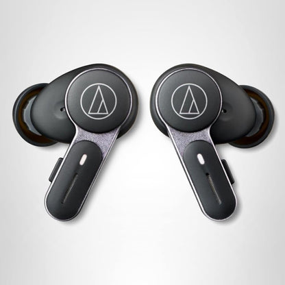 Audio-Technica ATH-TWX7BK Wireless Earbuds, Black
