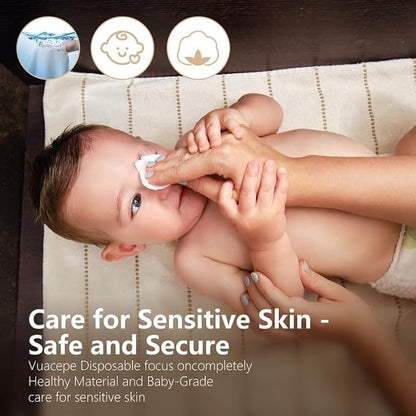 Disposable Cotton Facial Towels, Face Drying Towels