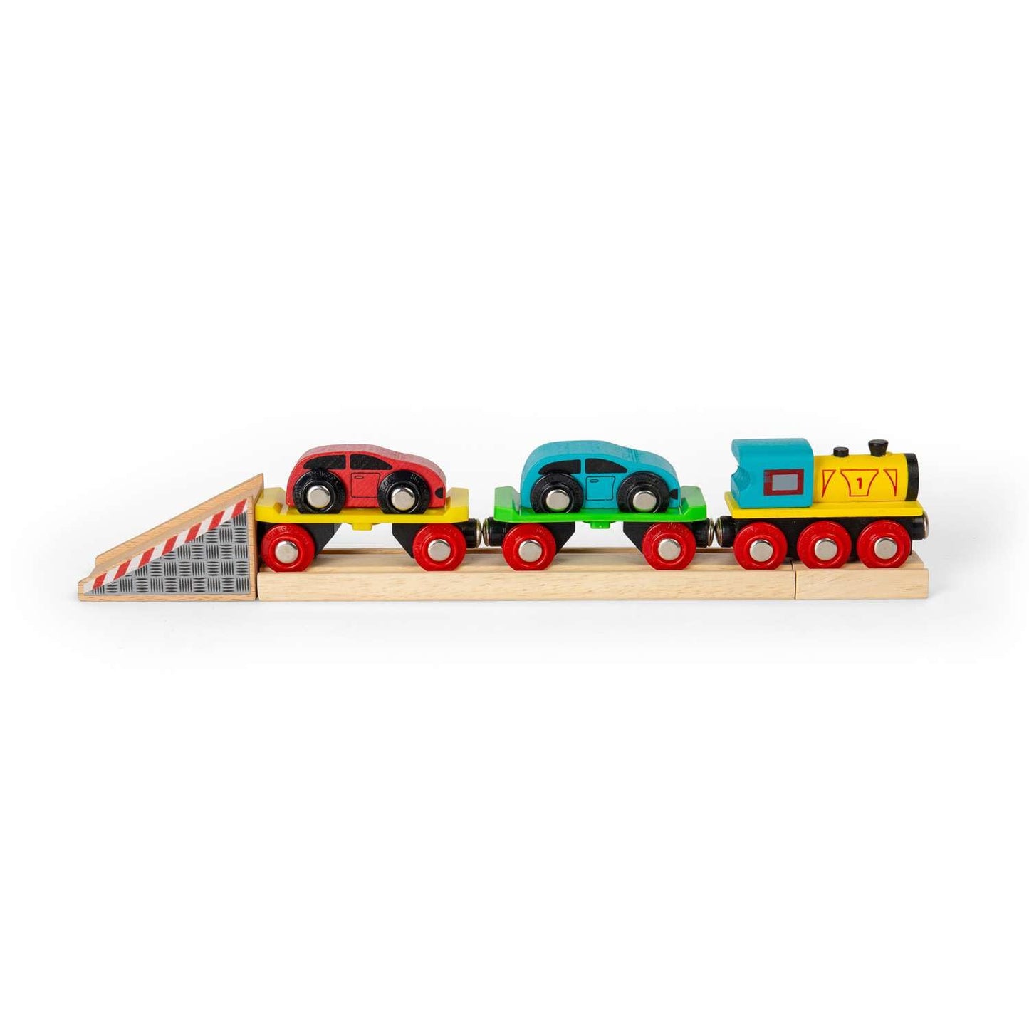 Bigjigs Rail Wooden Car Loader - Other Major Rail Brands are Compatible