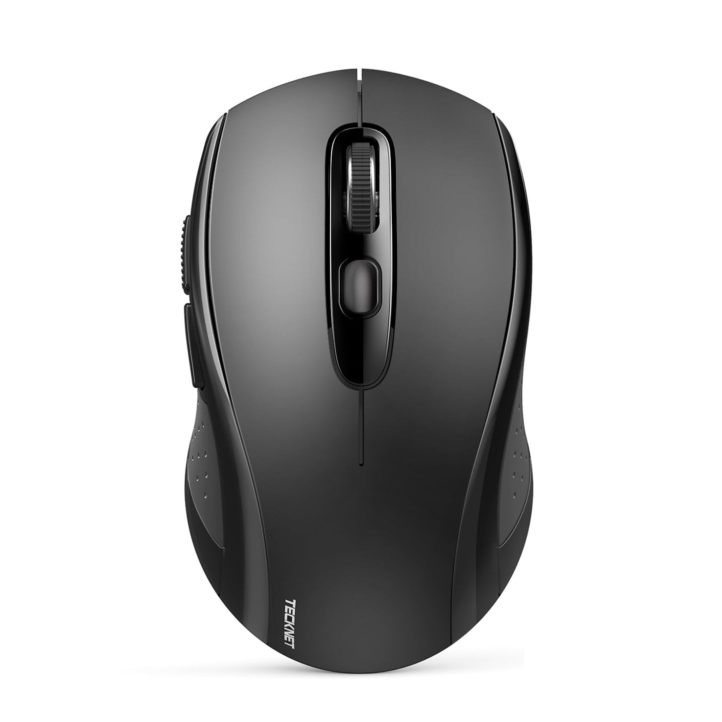 TECKNET Wireless Mouse for Laptop, Silent Bluetooth Mouse(BT5.0 & 2.4G) 4000DPI Adjustable, Computer Portable PC Quiet Mice with USB-A Receiver & 6 Buttons for Mac, 18 Months Battery