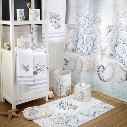 Avanti Linens - Bath Mat, Cotton Bathroom Rug, Sea Inspired Home Decor