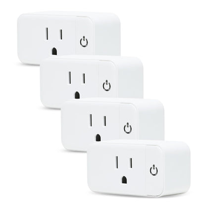Smart Plug - 2 Pack Smart Home 2.4G Wi-Fi Plugs Outlet Works with Echo, Alexa & Google Home | Smart Plug for Home with Timer, Remote,Voice & Group Controller | No Hub Required