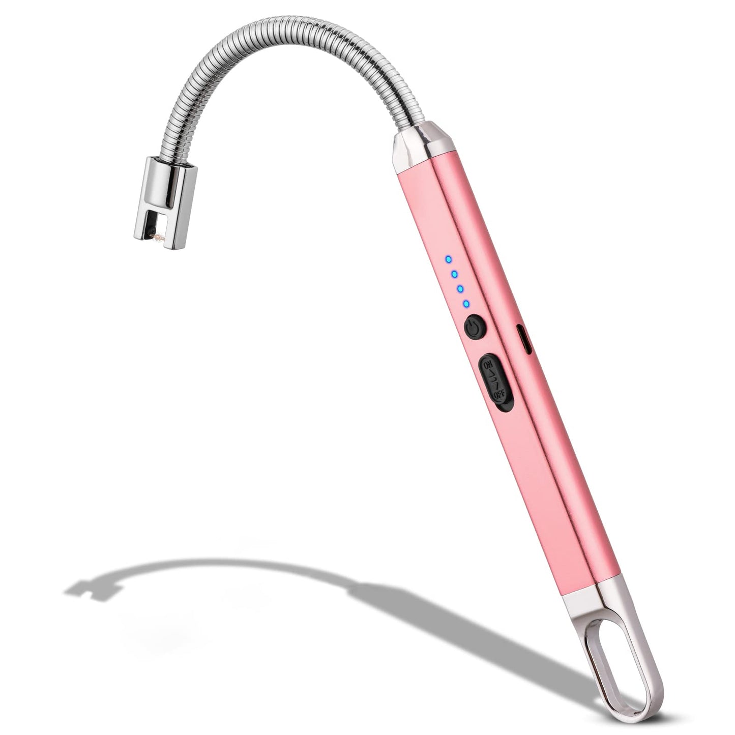 MEIRUBY Electric Candle Lighter Birthday Father‘s Day Gifts for Mom from Daughter Son, USB Arc Rechargeable Windproof Long Lighter for Candle, Gift for Mom Women Men Wife Sister