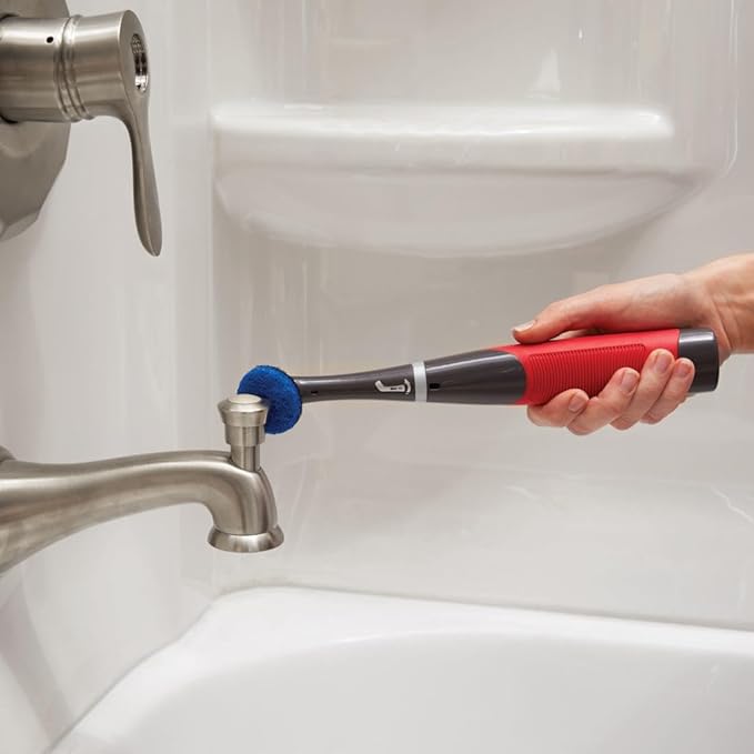 Rubbermaid Reveal Power Scrubber Attachable Scouring & XL Brush Head,
