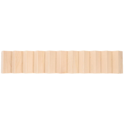 Artibetter Mini Staircase Wooden 1/12 DIY Stairway Accessory Model Without Armrest for Mini House Scene 1Pc (Pack of 2)