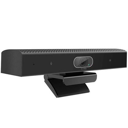 JACKLY Conference Room Camera with Microphone and Speaker, Wide Angle USB Video Conference Camera for Mac, PC, Laptop, Desktop (Black with Inverted Phase)