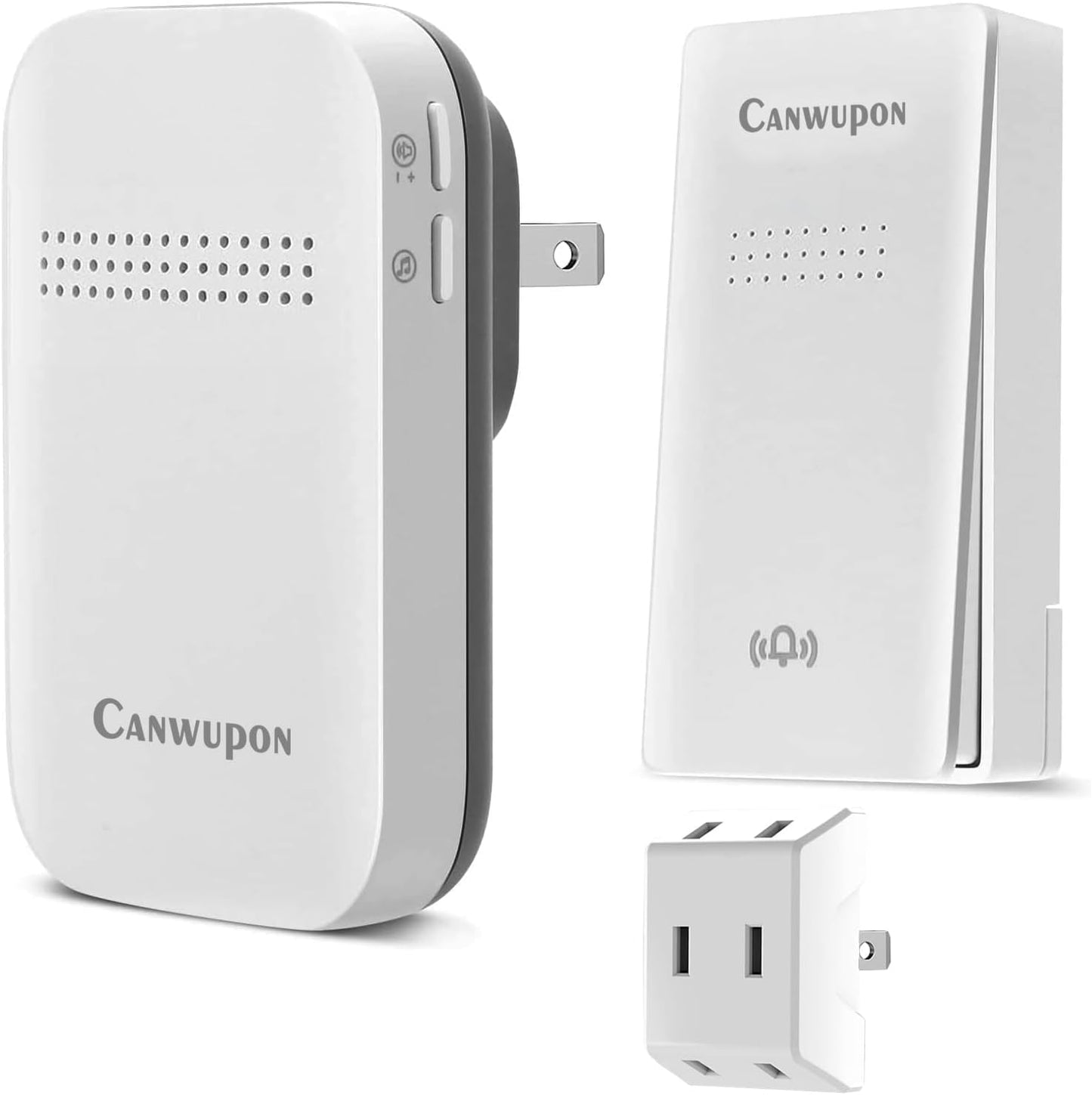 Wireless Doorbell - Self-Powered Door Bells No Battery Required for Home, Push Button Plug-through Waterproof Cordless Door Chime, up to 1300ft Range with 38 Ringtone, 120dB Extra Loud Doorbells