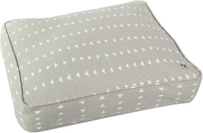 Molly Mutt Dog Crate Pad Cover, 100% Cotton Canvas Cover for Dog or Puppy Crate Bed, Durable, Washable, and Free of Harmful Chemicals, Pre-Shrunk, 54"x37"x2.5", Be Still