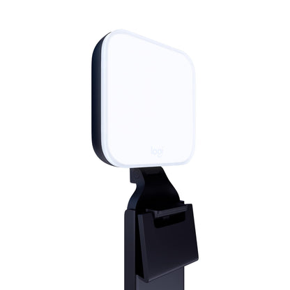 Logitech for Creators Litra Glow Premium LED Streaming Light with TrueSoft- Computer lighting for video conferencing, Zoom meetings, with adjustable mount and desktop app control for PC/Mac - Graphite