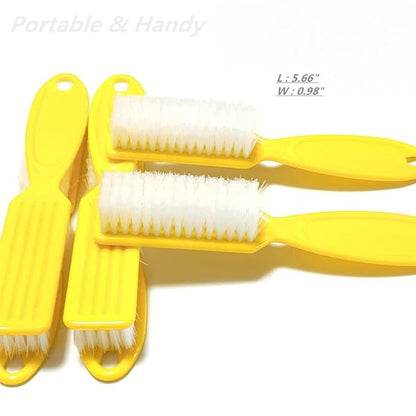 6Pcs Nail Brush for Cleaning Fingernails, Handle Grip Cleaning Brush for Nail