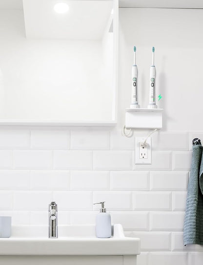 OAPRIRE Electric Toothbrush Holder Wall Mounted, 2 Pack Acrylic Electric